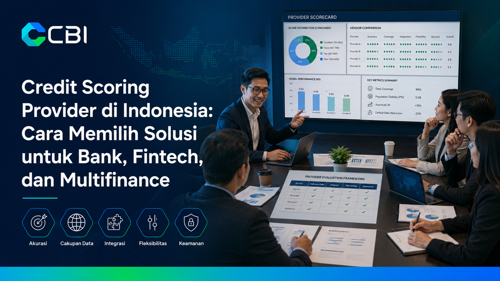 Credit scoring provider di Indonesia untuk bank fintech dan multifinance