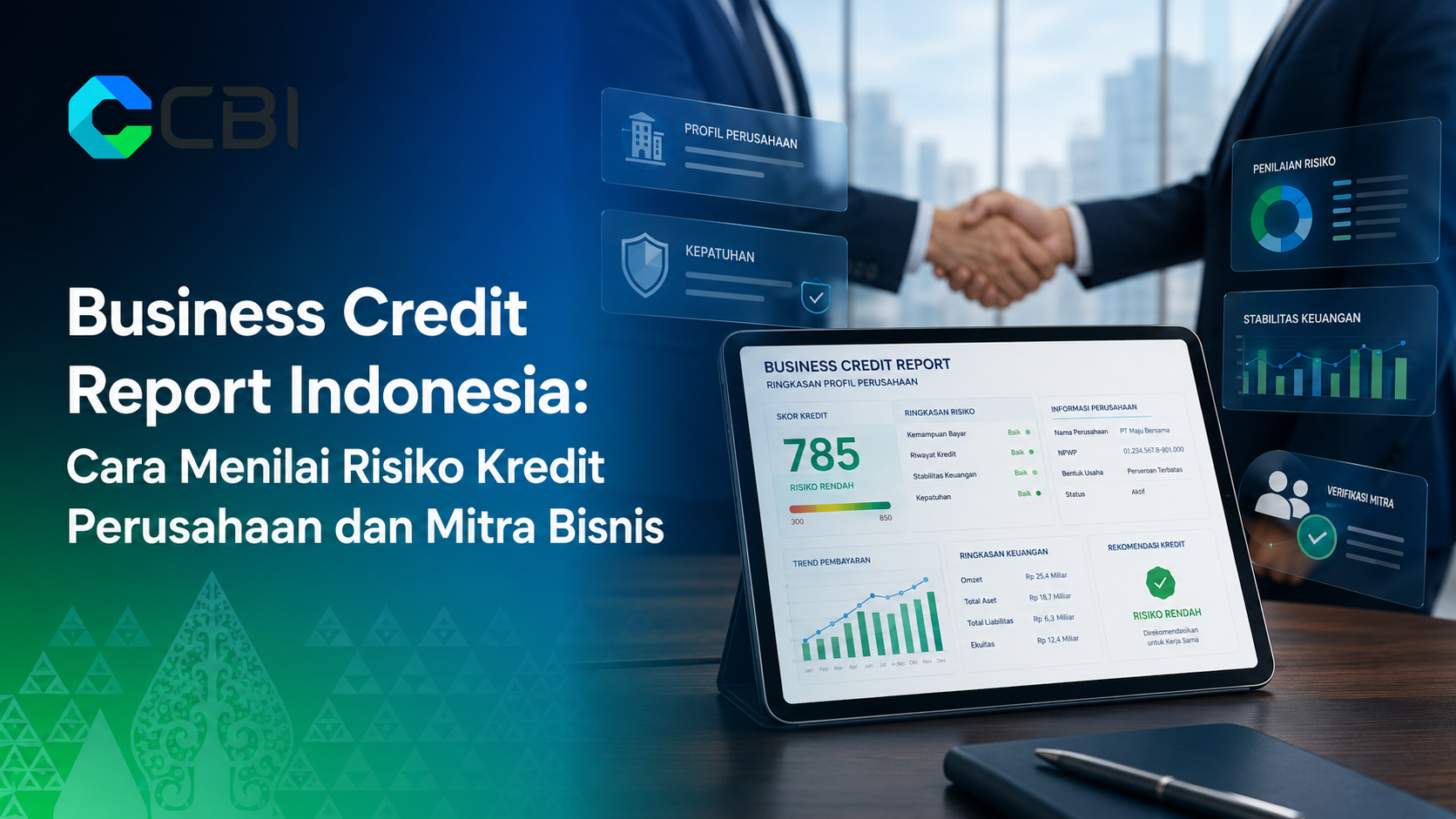 Business credit report Indonesia untuk risiko kredit perusahaan dan mitra bisnis